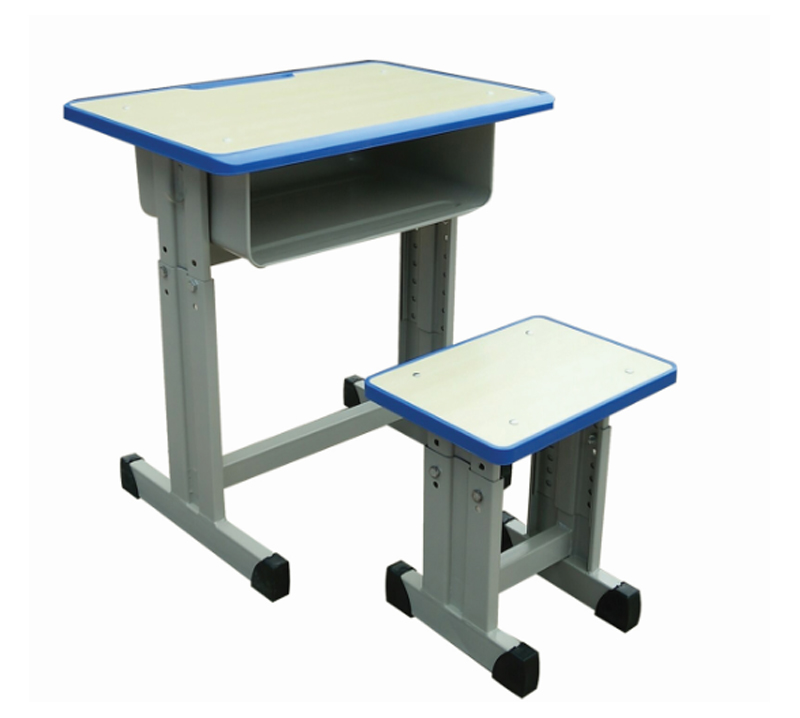 塑封邊升降課桌凳